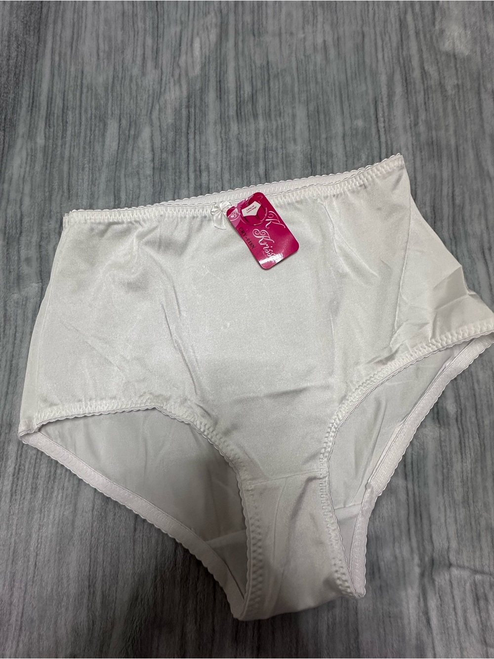 White High-Waist Full Coverage Briefs